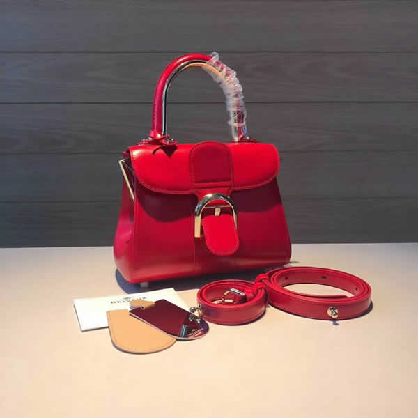 Replica Delvaux Brillant New Red Box Tote Shoulder Messenger Bag