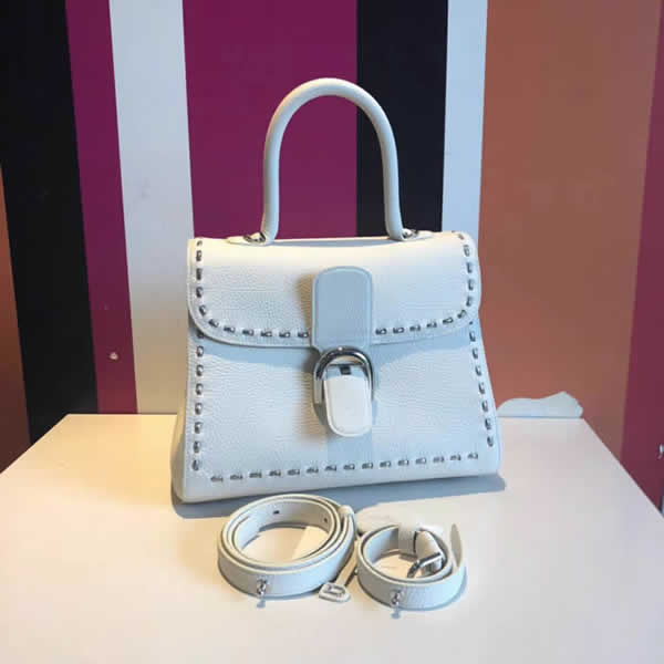 Wholesale Replica Delvaux Brillant White Tote Messenger Bag With 1:1 Quality