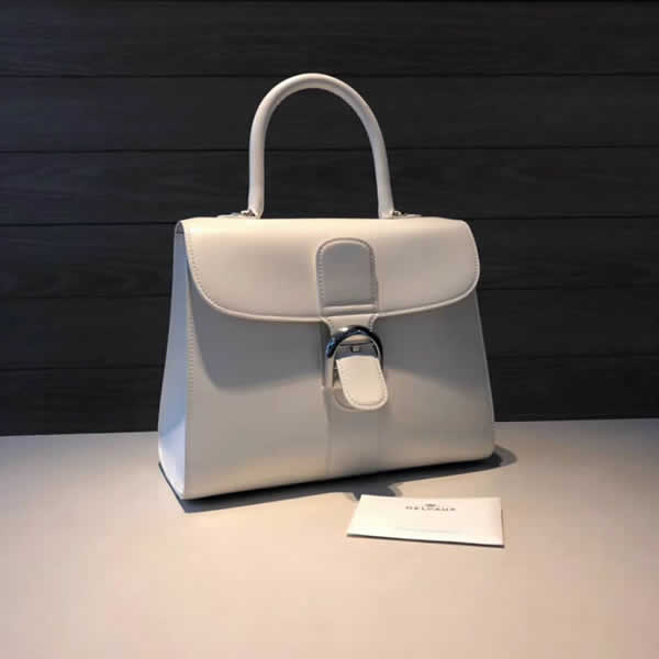 Replica Delvaux Brilliant Magic White Box Tote Crossbody Bag