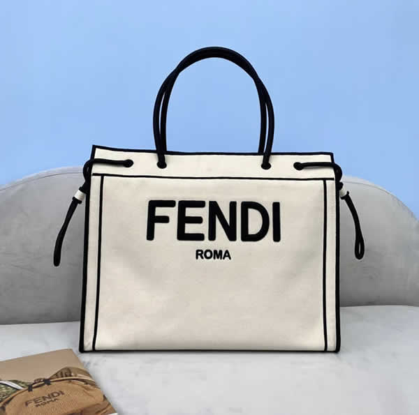 Fake Fashion Fendi California Sky White Crossbody Bag 70156