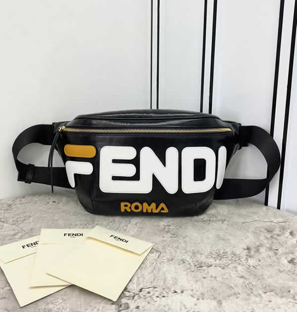 Replica Cheap New Fendi Multifunctional Black Waist Bag 2561