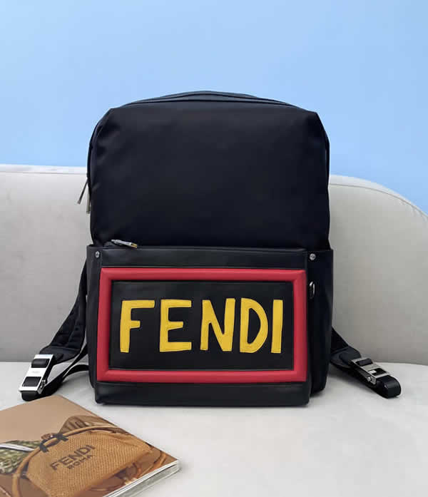Replica Fendi Top Quality Cheap New Vocabulary Blue Backpack 2329