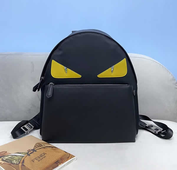 Wholesale Fake Fendi Bag Bugs Nylon Panel Backpack 2315