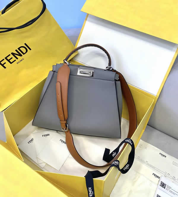 Fake Fendi Peekaboo Handbag Tote Messenger Bag 8336M
