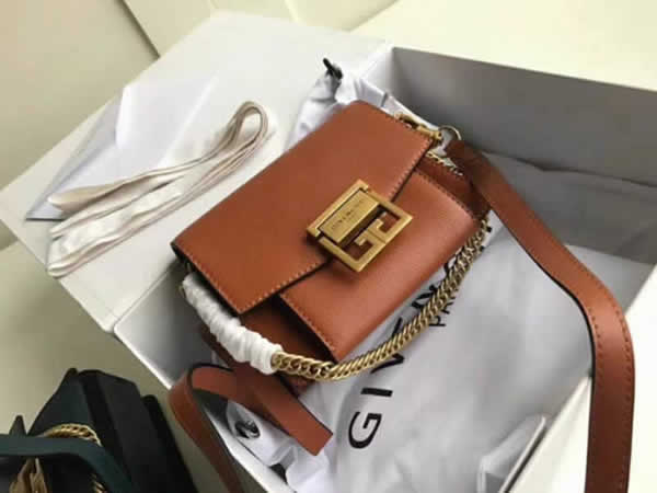 Replica Discount Brown New Givenchy Gv6 Flap Bags High Quality
