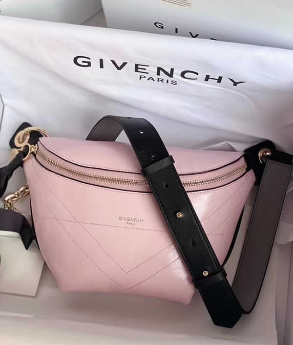 Fake Givenchy Spring And Summer New ID Belt Bag Pink Messenger Bag