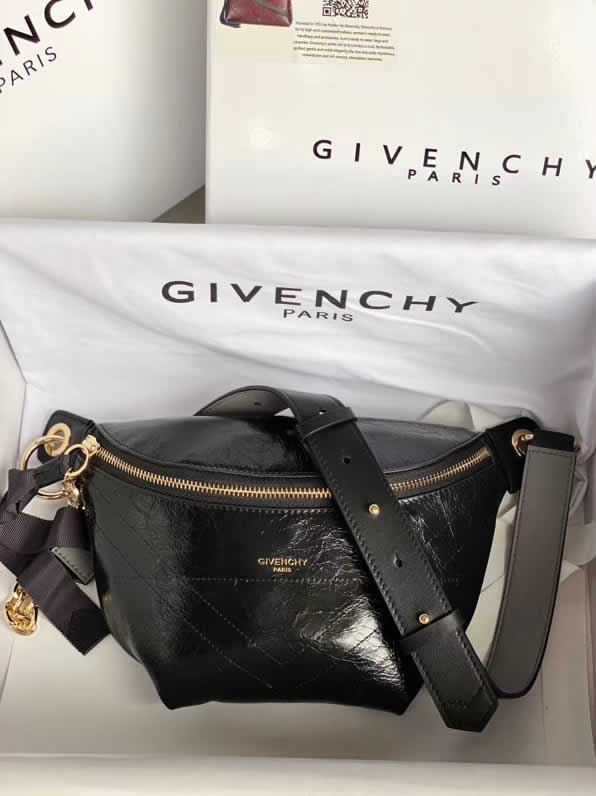 Fake Givenchy Spring And Summer New ID Belt Bag Black Messenger Bag