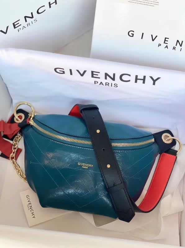 Fake Givenchy Spring And Summer New ID Belt Bag Blue Messenger Bag