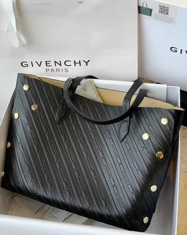 Replica Givenchy Spring And Summer New Bond Canvas Black Shopping Bag