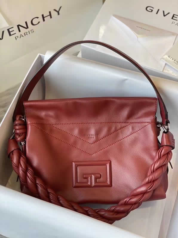 Replica Givenchy Top Quality Soft Big Bag Portable Red Wine Shoulder Bag