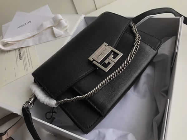Replica Givenchy New GV3 Largebag Black Flap Shoulder Crossbody Bag