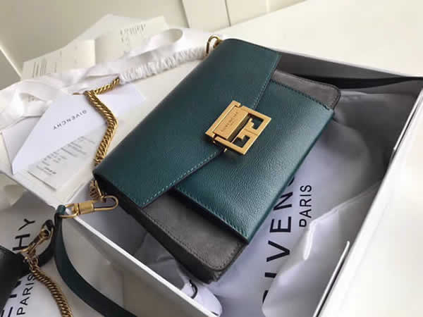 Replica Givenchy New GV3 Largebag Green Flap Shoulder Crossbody Bag