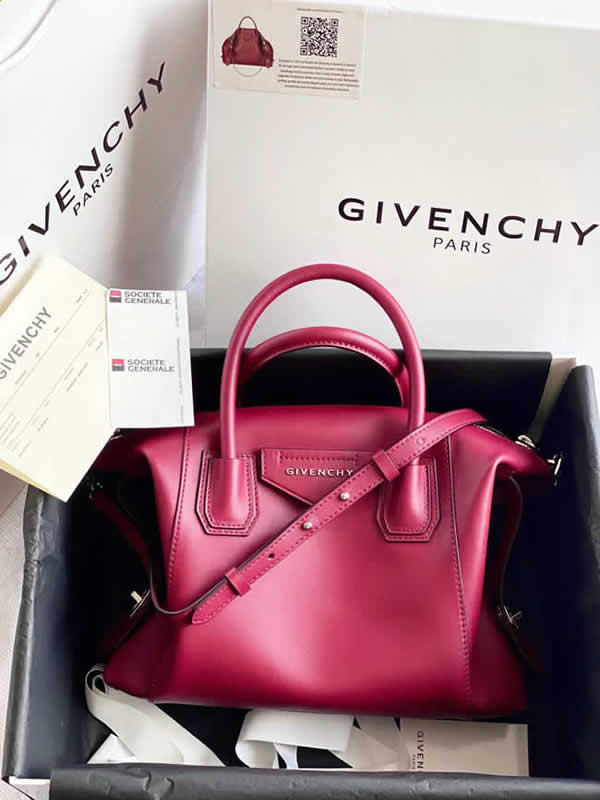 Replica Givenchy Antigona Soft Red Wine Casual Comfortable And Fashionable Bags
