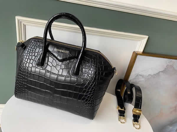 Replica Givenchy Cheap Crocodile Pattern Classic Antigona Tote Leather Fashion Portable Messenger Bag