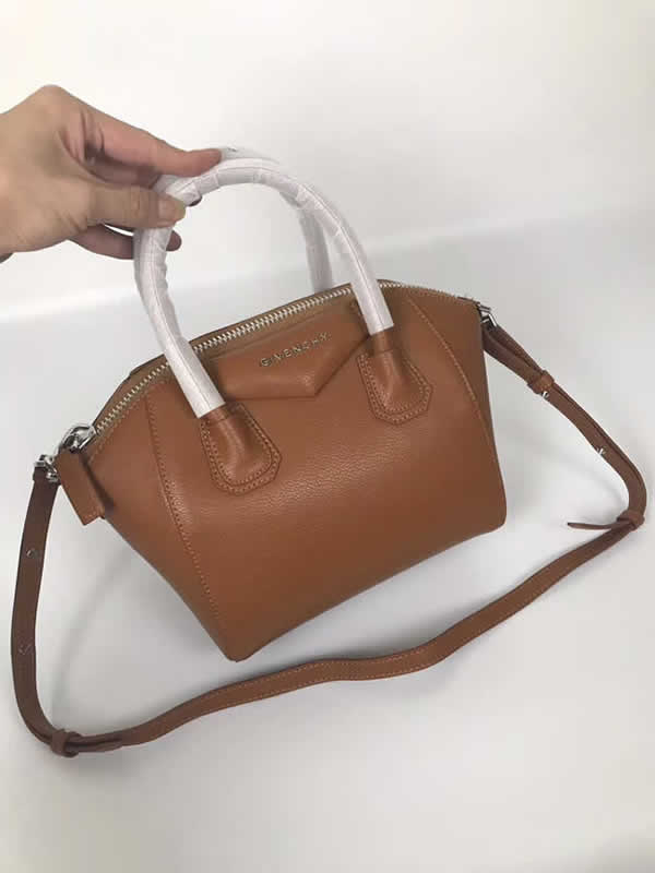Replica Givenchy Cheap Brown Classic Antigona Tote Leather Fashion Portable Messenger Bag
