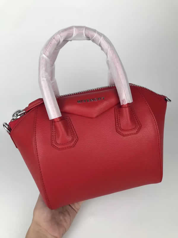 Replica Givenchy Cheap Red Classic Antigona Tote Leather Fashion Portable Messenger Bag