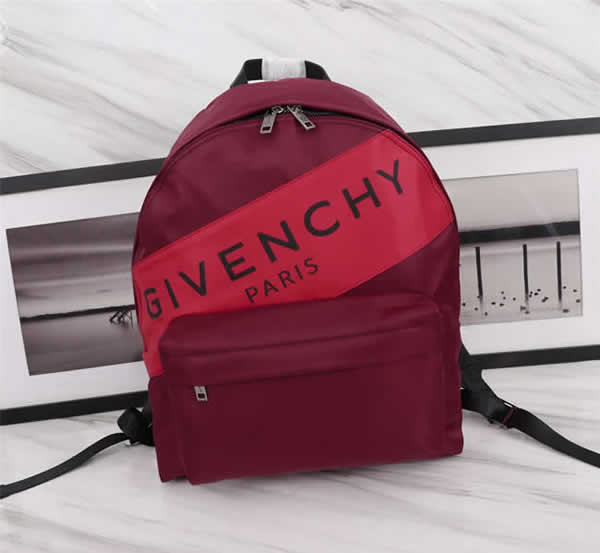 Replica Givenchy Discount Fashion Men And Women Red Backpacks 23