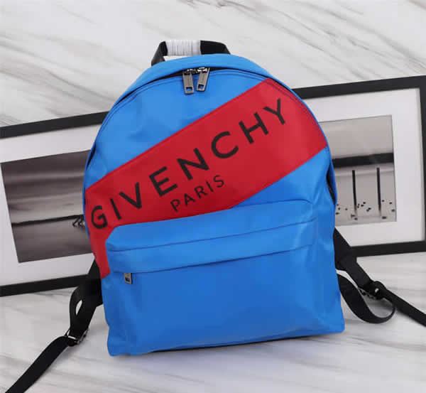 Replica Givenchy Discount Fashion Men And Women Blue Backpacks 24