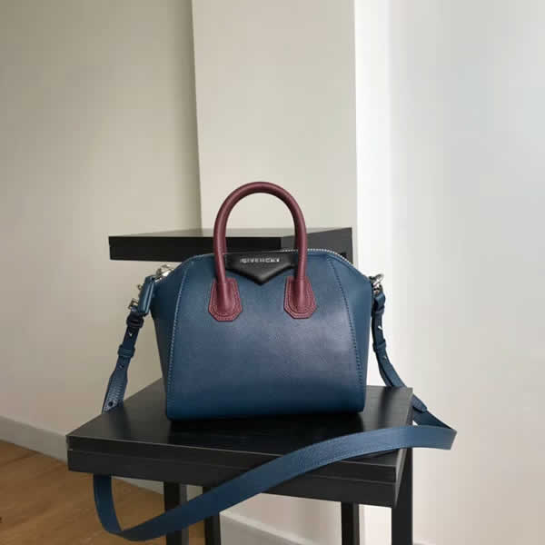 Replica Givenchy Antigona Mini Blue Handbag With High Quality