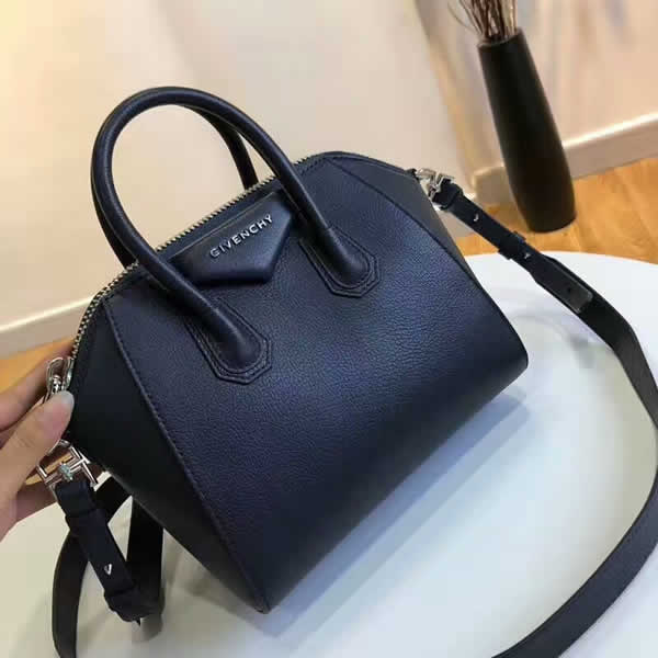 Replica Givenchy Antigona Mini Navy Blue Handbag With High Quality