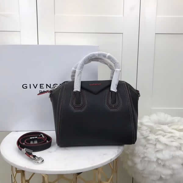 Fake Cheap Givenchy Classic Antigona Motorcycle Black Bags