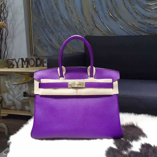 Hermes Birkin 30cm Chevre Myzore Goatskin Calfskin Bag Gold Hardware Handstitched, Crocus 9W RS13242