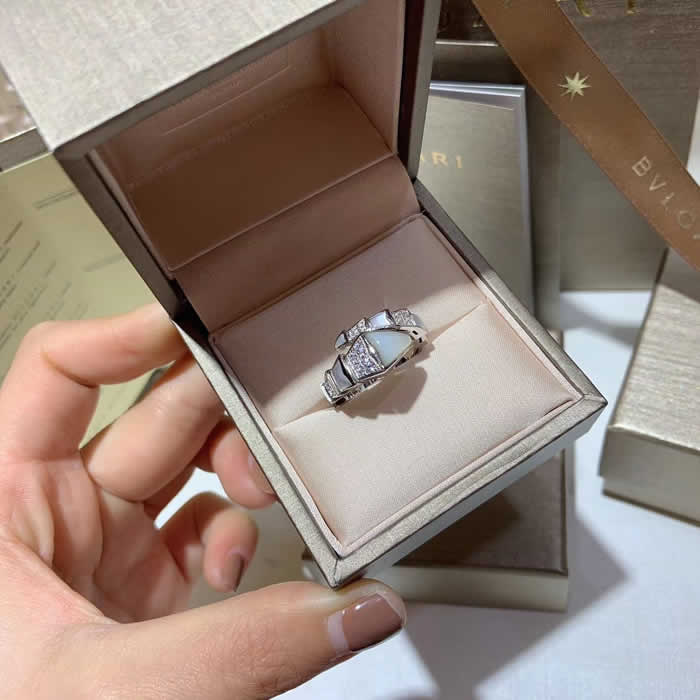Wholesale Discount Fake Bvlgari Serpenti Ring Luxury Jewelry Ring