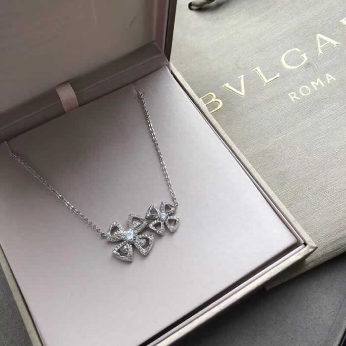 Fake Bvlgari Winter New Fiorever 925 Sterling Silver Necklace