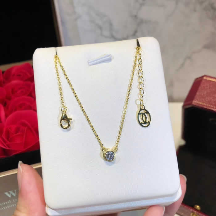 Fake Discount Cartier Necklace Dainty Pendants For Women Jewelry
