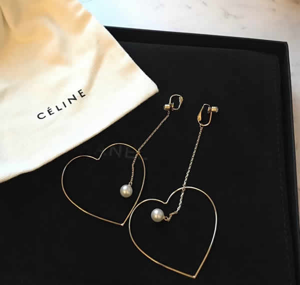 Discount Celine Fashion New Simple Pearl Ear Clip Earrings