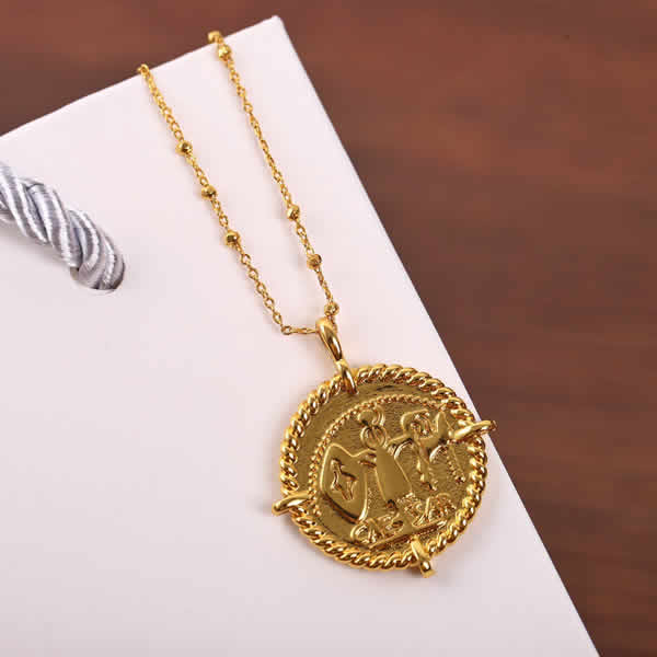 Wholesale New Celine Roman Warrior Necklace Retro Fashion