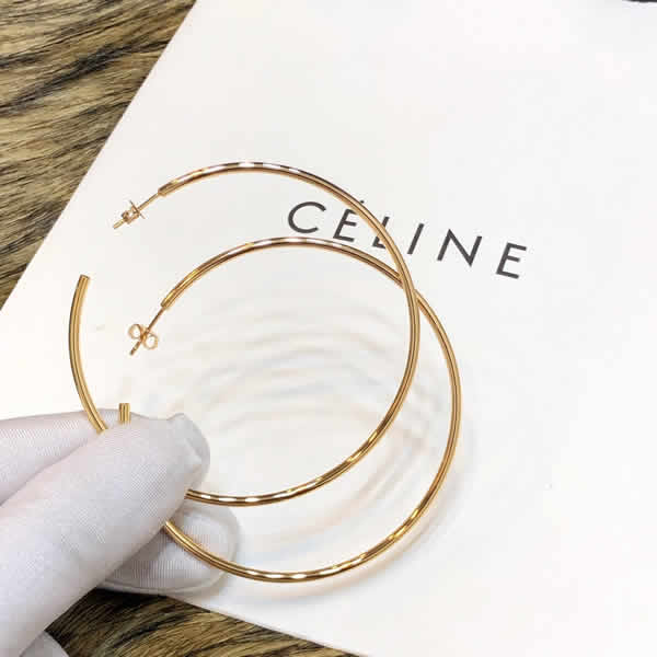 Discount Fake Celine Latest Large Circle Earrings Jewelry