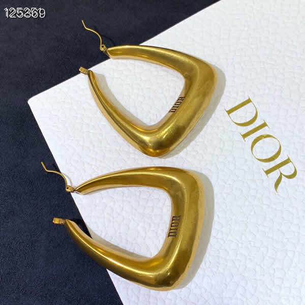 Wholesale Dior New Metal Earrings Luxury Women Jewelry