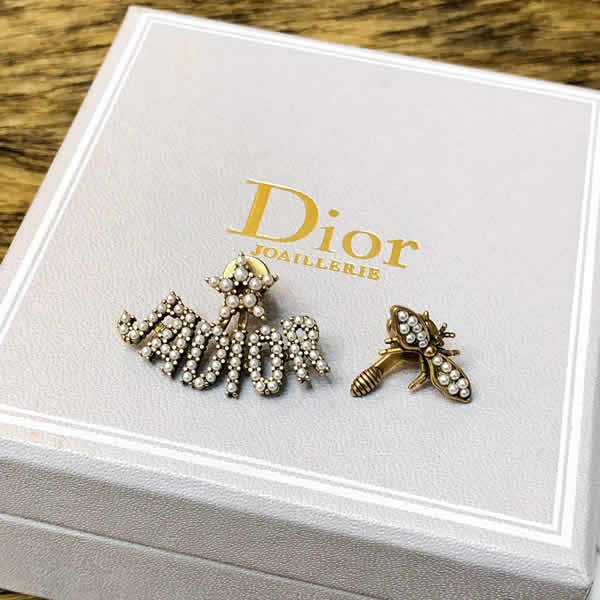 Fake Discount Dior New Tassel Earrings Alphabet Jewelry
