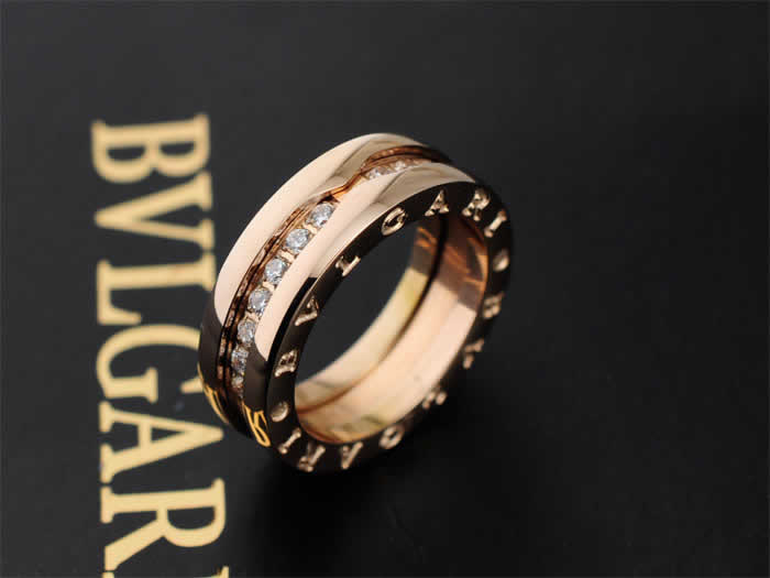 High Quality Wholesale Simple Ring Fake Bvlgari Women Rings 17