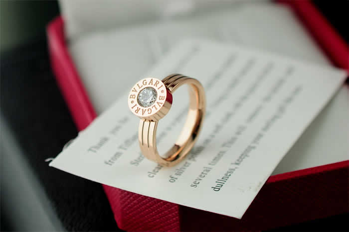 High Quality Wholesale Simple Ring Fake Bvlgari Women Rings 33
