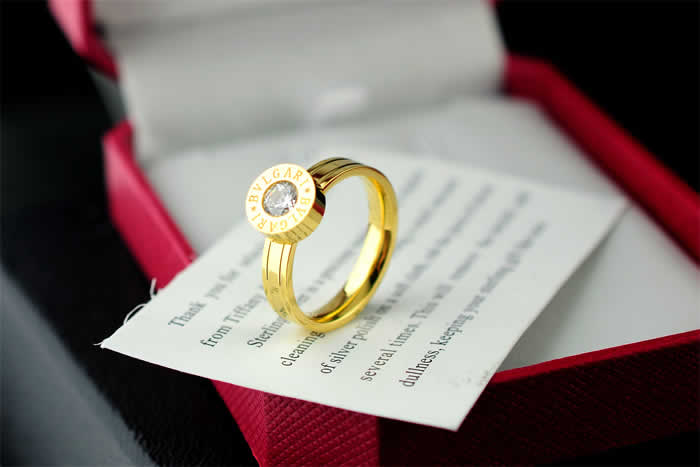 High Quality Wholesale Simple Ring Fake Bvlgari Women Rings 34