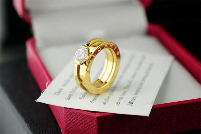 High Quality Wholesale Simple Ring Fake Bvlgari Women Rings 40