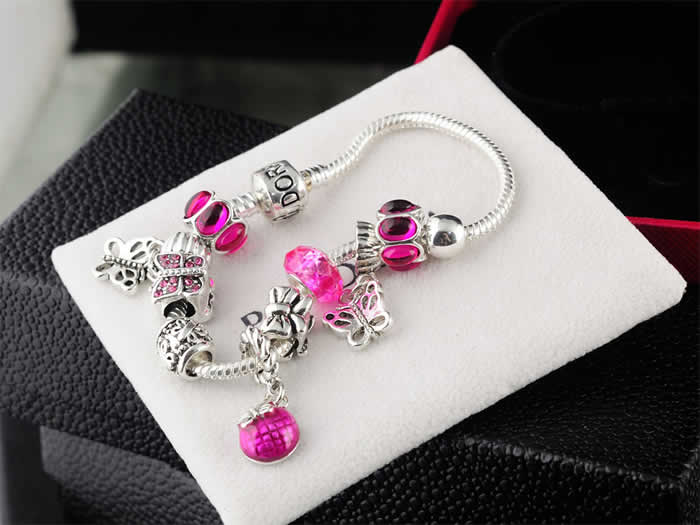 Bracelets Women Men Gifts High Quality Fake Pandora Bracelet 155