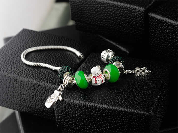 Bracelets Women Men Gifts High Quality Fake Pandora Bracelet 160