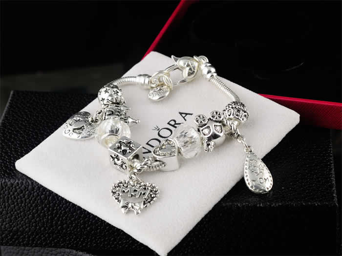 Bracelets Women Men Gifts High Quality Fake Pandora Bracelet 166