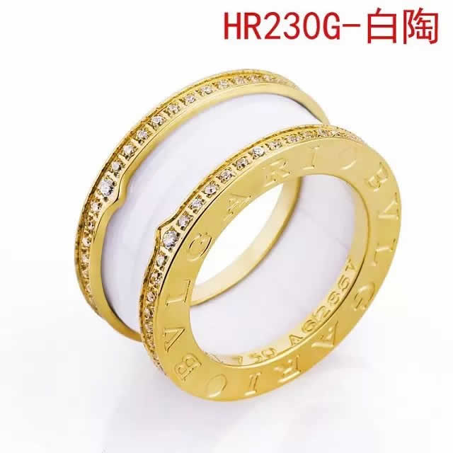 High Quality Wholesale Simple Ring Fake Bvlgari Women Rings 45