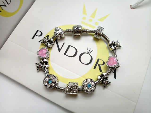 Bracelets Women Men Gifts High Quality Fake Pandora Bracelet 12