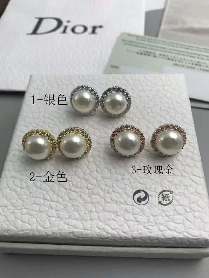 Earrings Luxury Wedding Party Jewelry Fake Christian Dior Earrings 01