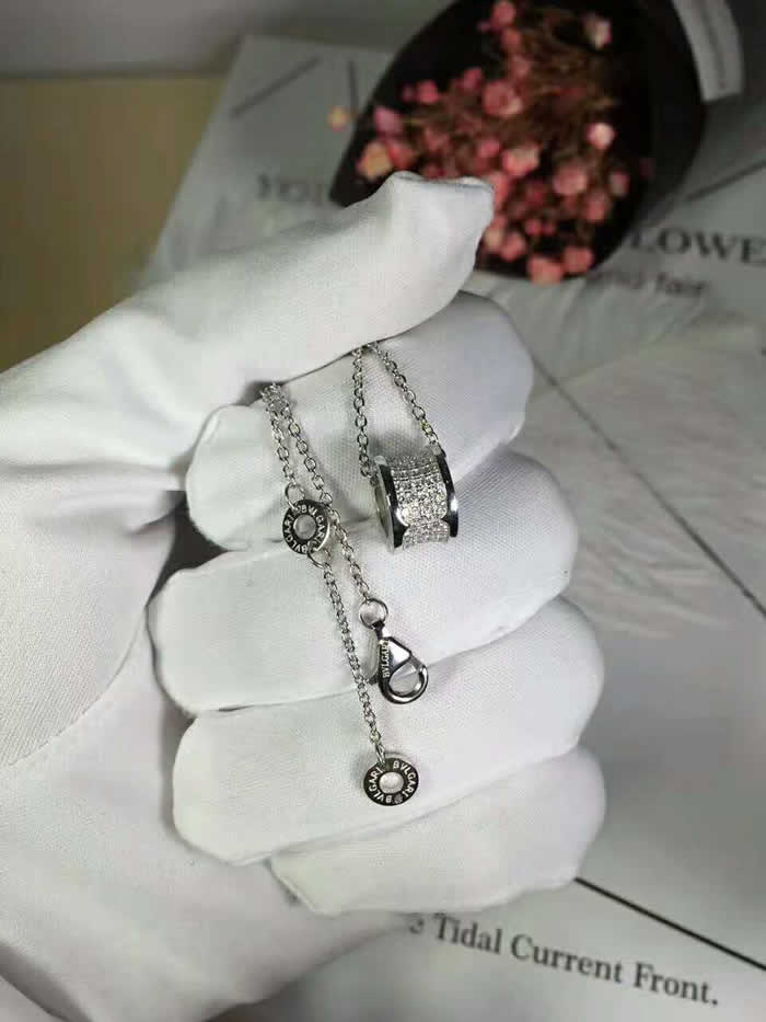 Simple Fashionable Female Jewelry Fake Discount Lady Bvlgari Necklaces 04