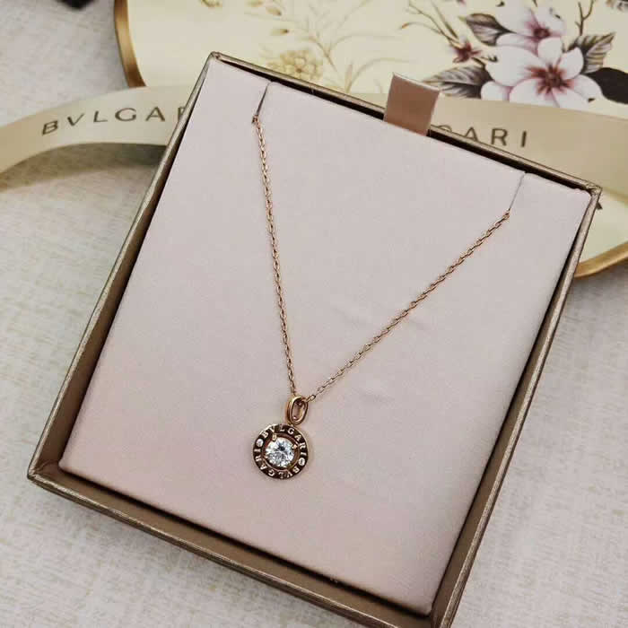 Simple Fashionable Female Jewelry Fake Discount Lady Bvlgari Necklaces 05