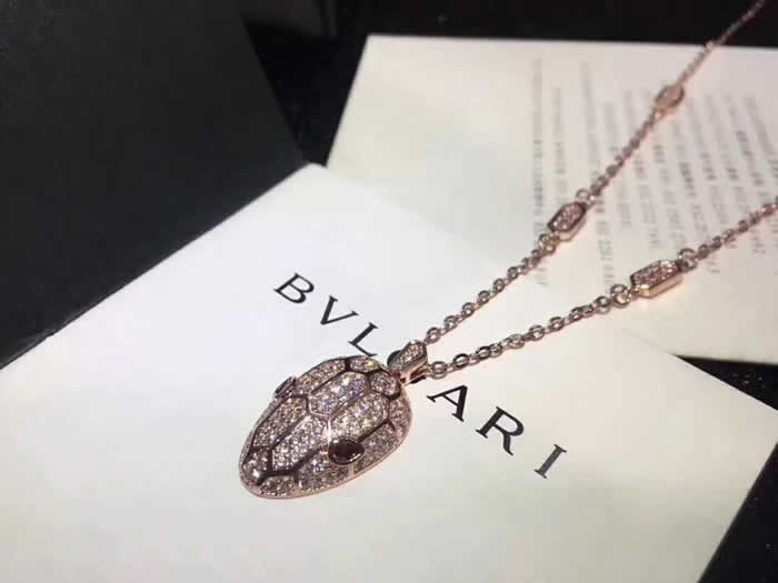 Simple Fashionable Female Jewelry Fake Discount Lady Bvlgari Necklaces 20