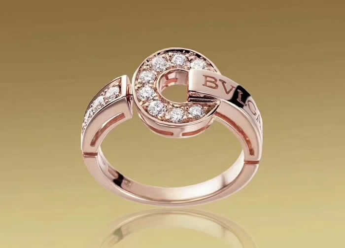 High Quality Wholesale Simple Ring Fake Bvlgari Women Rings 09