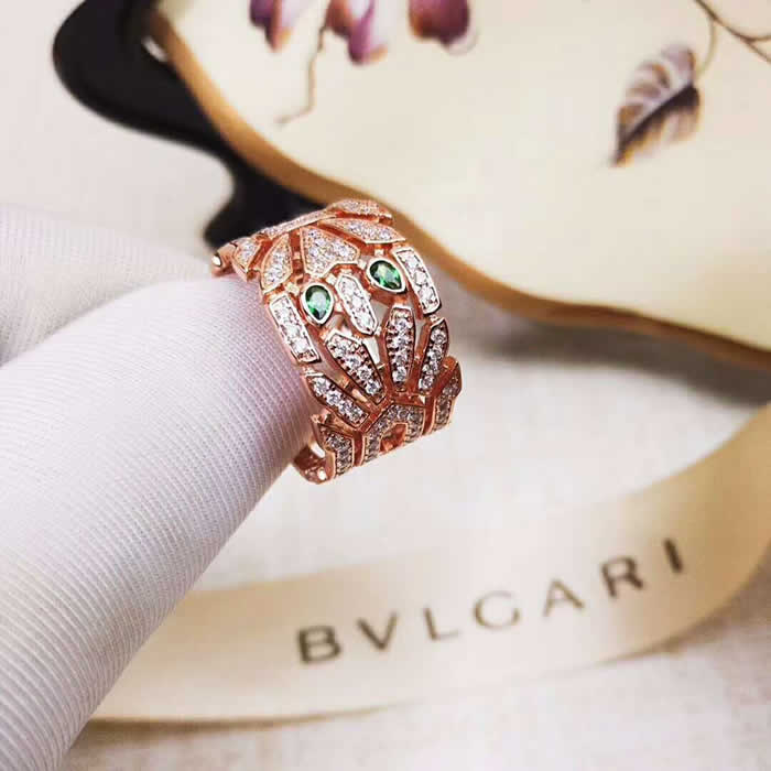 High Quality Wholesale Simple Ring Fake Bvlgari Women Rings 10