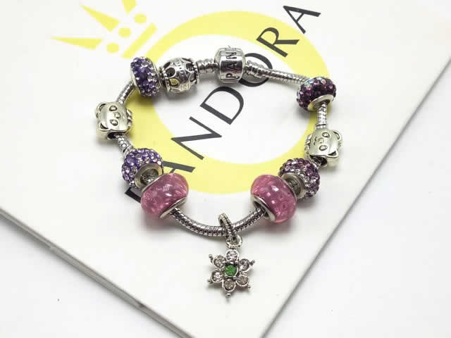 Bracelets Women Men Gifts High Quality Fake Pandora Bracelet 34